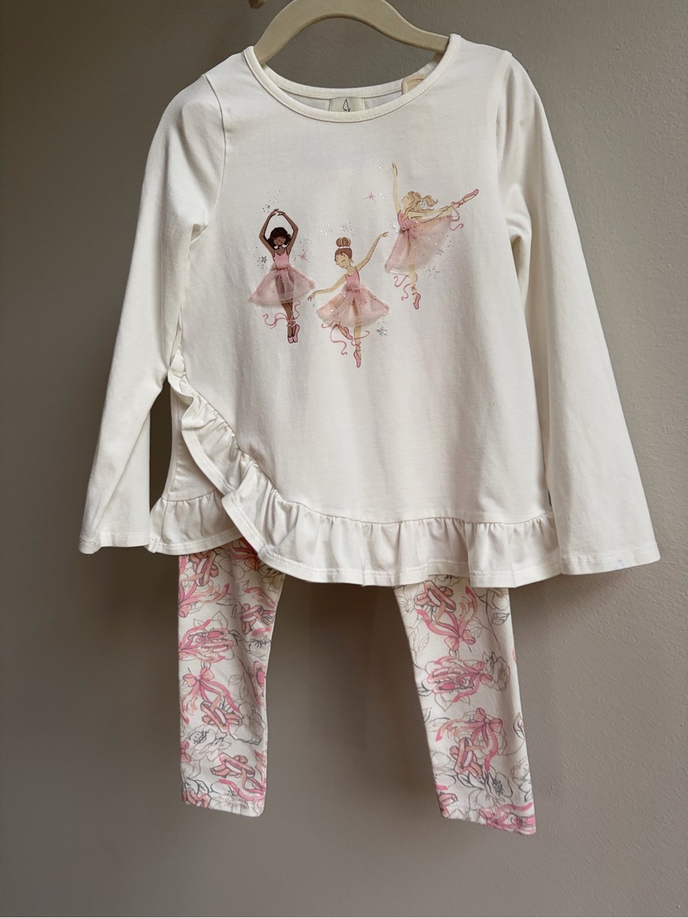 Joie Cream and Pink Ballerina Matching Set